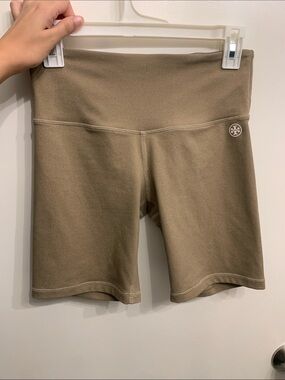 Tory Burch Sport- High-rise Compression Bike Shorts